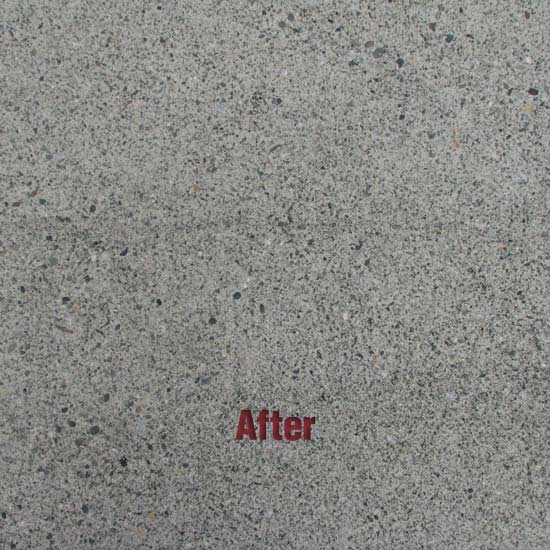 Repairing Cracks (6) clean concrete surface after crack repair