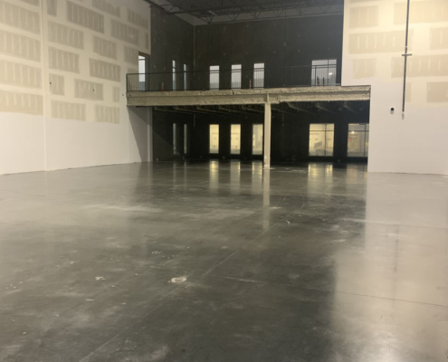 IMG_4491 warehouse concrete floor office mezzanine drywall