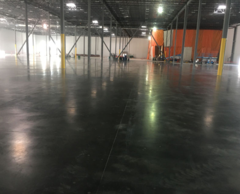 IMG_0616 warehouse polished concrete floor yellow pillars
