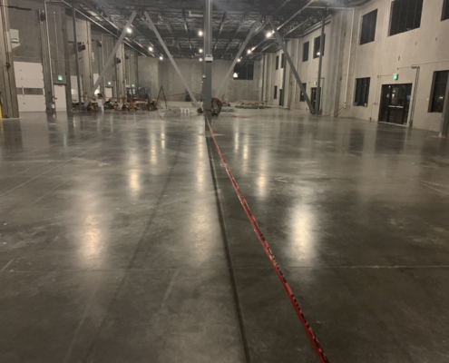 IMG_1591 warehouse polished concrete floor red tape marked