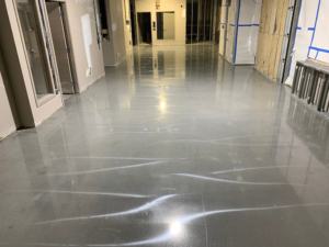 polished concrete job in the fraser valley