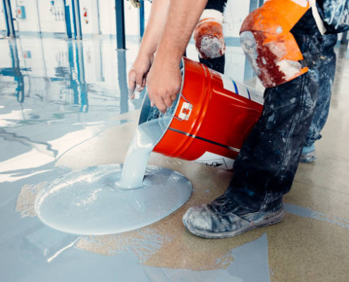 industrial epoxy flooring in Vancouver