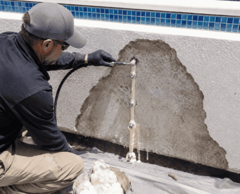 Polyurethane Grout Injection for Concrete Leaks