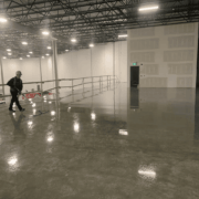 polished concrete office floors