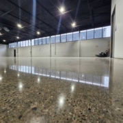 warehouse concrete floor polishing