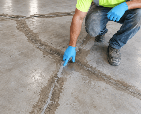 commercial concrete crack repair