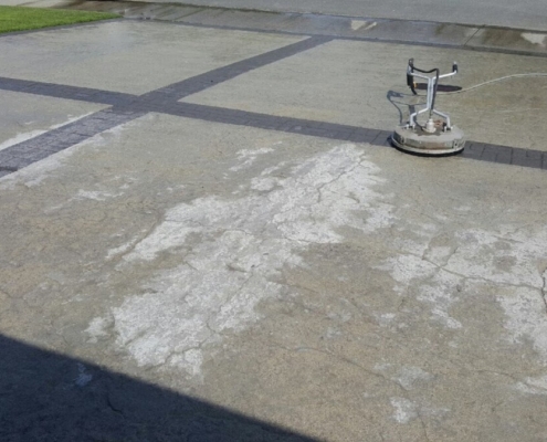 cracked concrete driveway repair