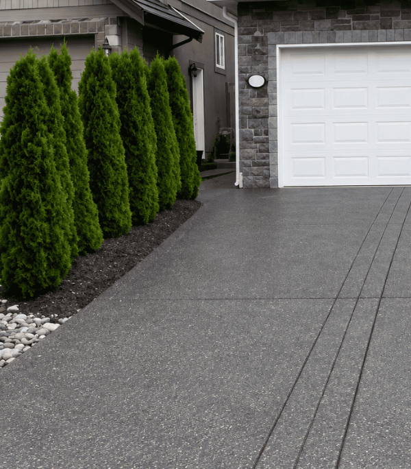 image_2 exposed aggregate concrete driveway double garage