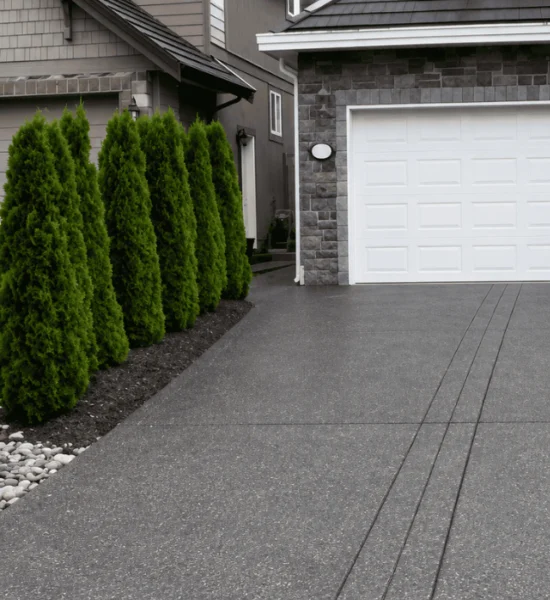 image_2-3 textured concrete driveway two car garage